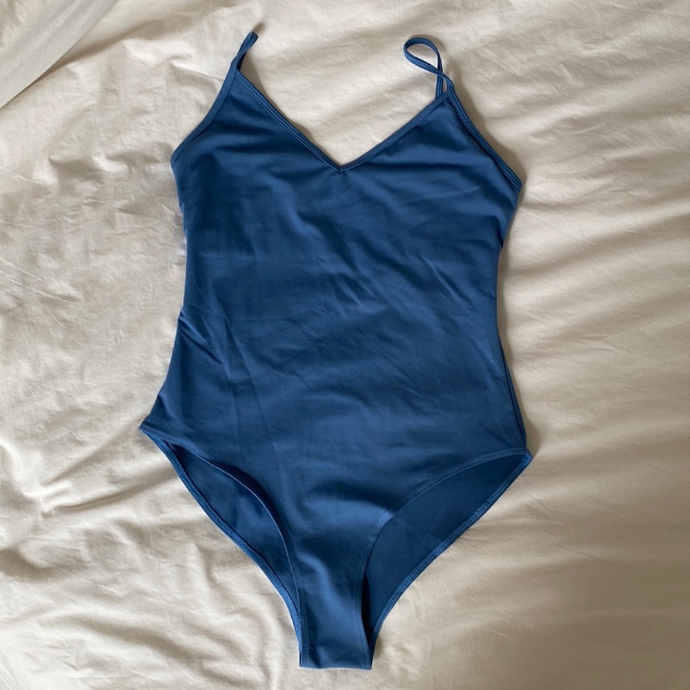 Reformation blue ecostretch active bodysuit Size: M